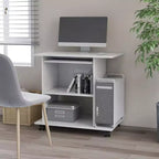 Computer Desk White Engineered wood Compact Pull-Out