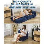 Canapé-lit pliant simple 34,25x74,8, fauteuil-lit convertible avec oreiller, chaise et matelas pliables portables