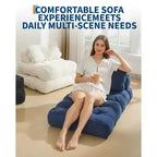 Canapé-lit pliant simple 34,25x74,8, fauteuil-lit convertible avec oreiller, chaise et matelas pliables portables