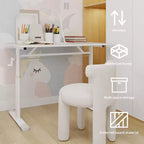 Petit bureau réglable en hauteur, bureau d'écriture polyvalent pour le salon, le bureau, la salle de classe