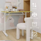Petit bureau réglable en hauteur, bureau d'écriture polyvalent pour le salon, le bureau, la salle de classe