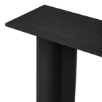 Console incurvée moderne de 60 pouces avec placage de frêne et étagère inférieure