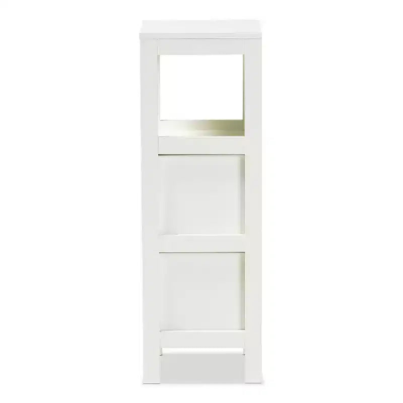 Two-Door Wood Storage Cabinet with 2 Shelves, 36 in. H x 24 in. W