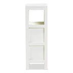 Armoire de rangement en bois à deux portes avec 2 étagères, 91,4 cm H x 61 cm l