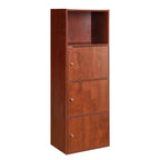 Armoire de rangement en plastique à 1 porte et 2 étagères de 114,3 cm (H) x 228,6 cm (l)