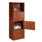 Armoire de rangement en plastique à 1 porte et 2 étagères de 114,3 cm (H) x 228,6 cm (l)