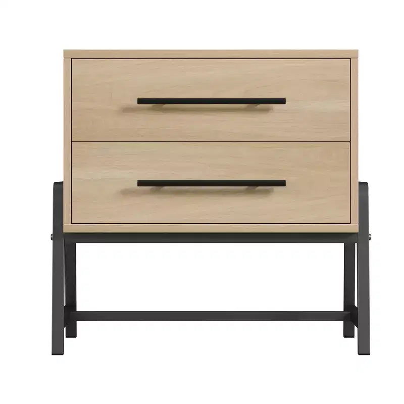 Nightstand with Drawer and Wide Tabletop