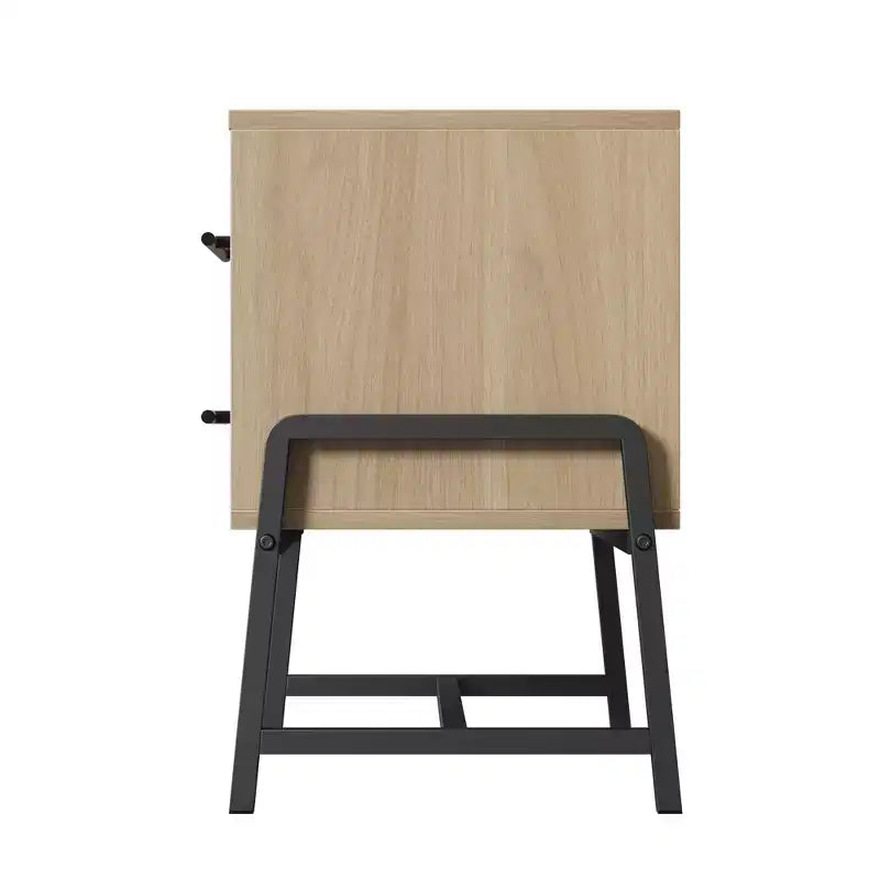 Nightstand with Drawer and Wide Tabletop