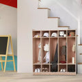5-Section Kids Storage Locker with Coat Hooks and Cubbies