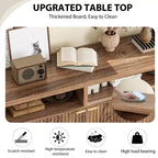 Buffet 4 portes à cannelures – Rangement 167 cm
