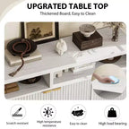 Buffet 4 portes à cannelures – Rangement 167 cm