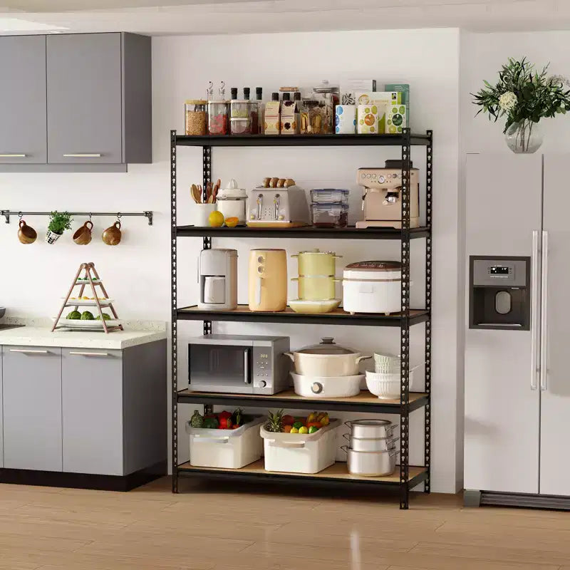 5-Tier Adjustable Metal Storage Shelf Unit