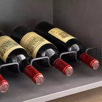 Meuble Bar à Vin avec Lumières LED, Meuble à Alcool avec Porte-Verres et Porte-Bouteilles, Buffet de Rangement pour Salle à Manger