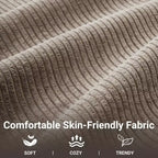 Fauteuil inclinable, fauteuil à bascule et pivotant à 360° pour adultes avec dossier et repose-pieds réglables, fauteuil en velours côtelé