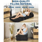 Canapé-lit pliant avec oreiller - Fauteuil convertible, Housse lavable en machine