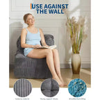 Canapé-lit pliant avec oreiller - Fauteuil convertible, Housse lavable en machine