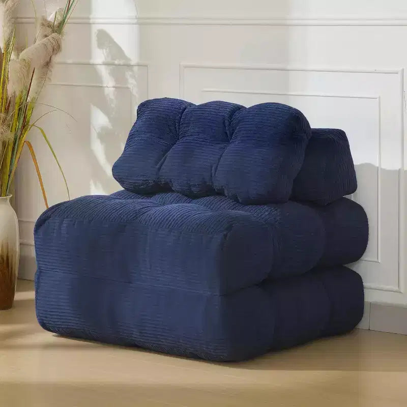 Folding Sofa Bed with Pillow - Convertible Sleeper Chair, Machine Washable Cover